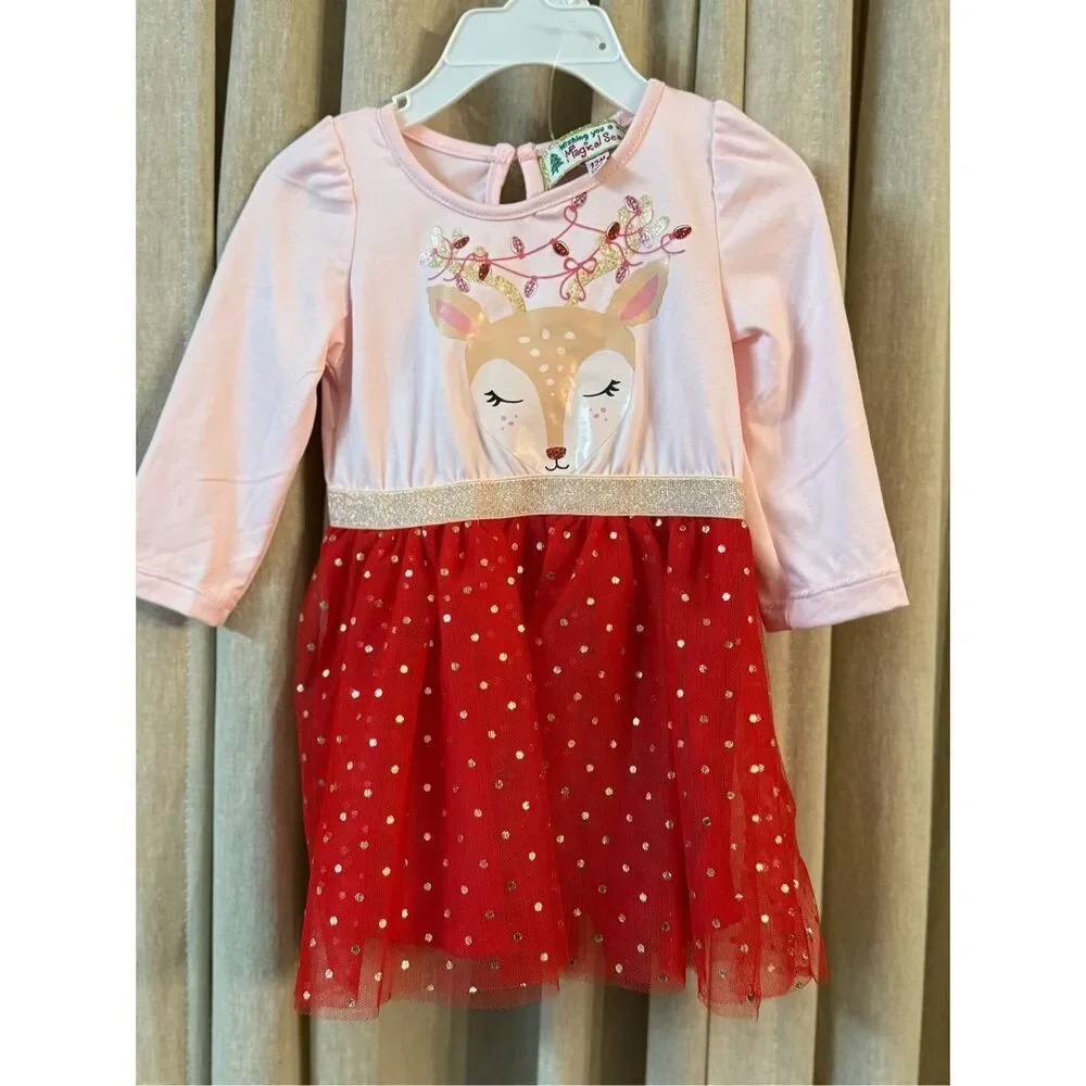 Holiday Christmas Dress reindeer